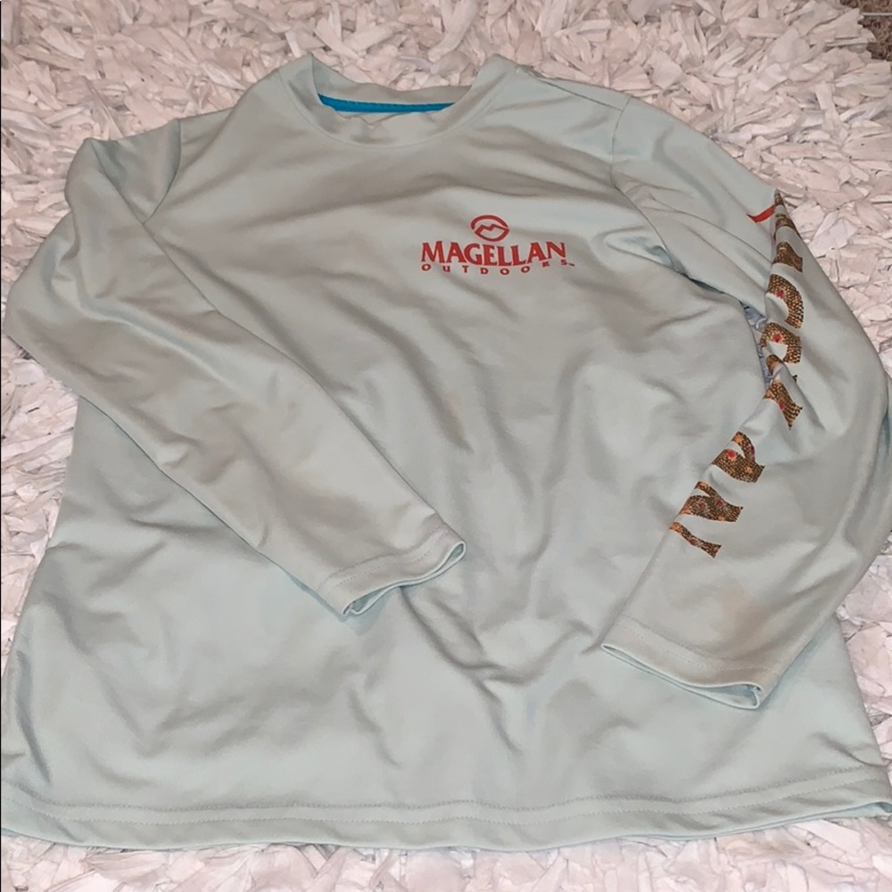 Turquoise kids outdoors Magellan long sleeve
